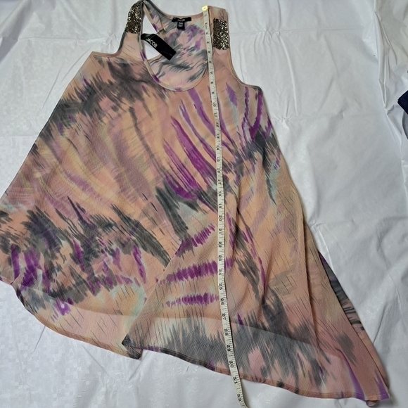 JACOB Racerback Sheer Top - Picture 9 of 9